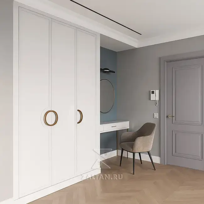 Встроенный шкаф с консолью