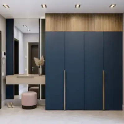 Шкаф в прихожую с консолью