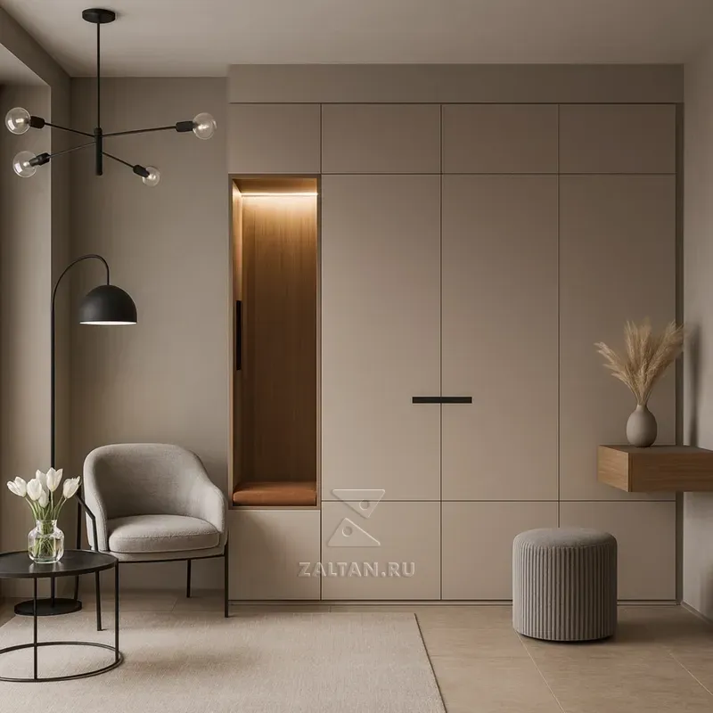 Шкаф прихожая с нишей