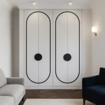 Встроенный распашной шкаф