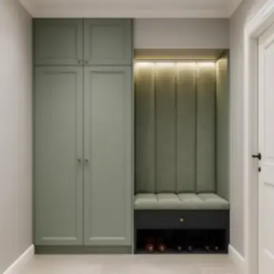 Шкаф с скамьёй в прихожую