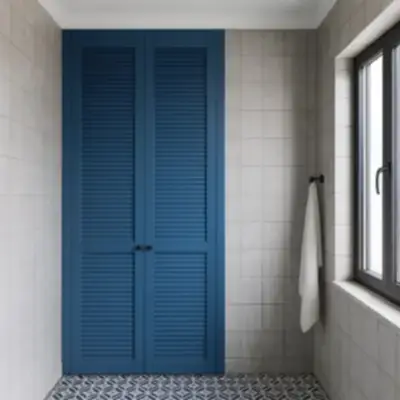 Встроенный шкаф в ванную