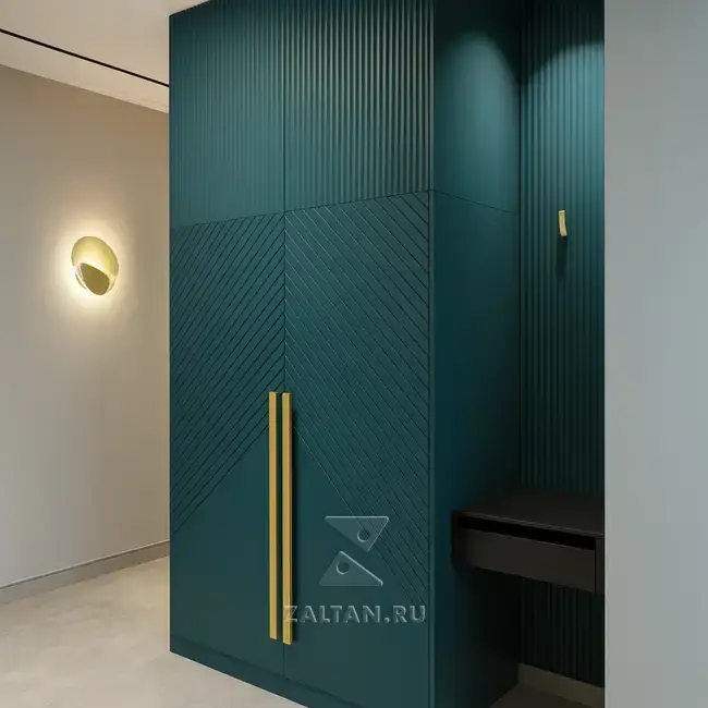 Шкаф прихожая с фрезеровкой