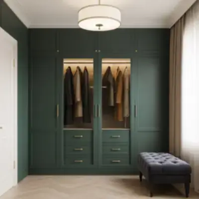 Встроенный платяной шкаф