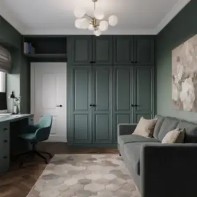 Встроенный шкаф в кабинет