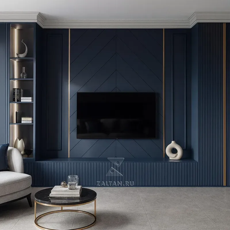 Стеновая панель с тумбой