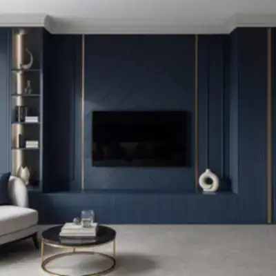 Стеновая панель с тумбой