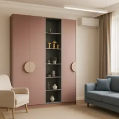 Распашной шкаф с нишей