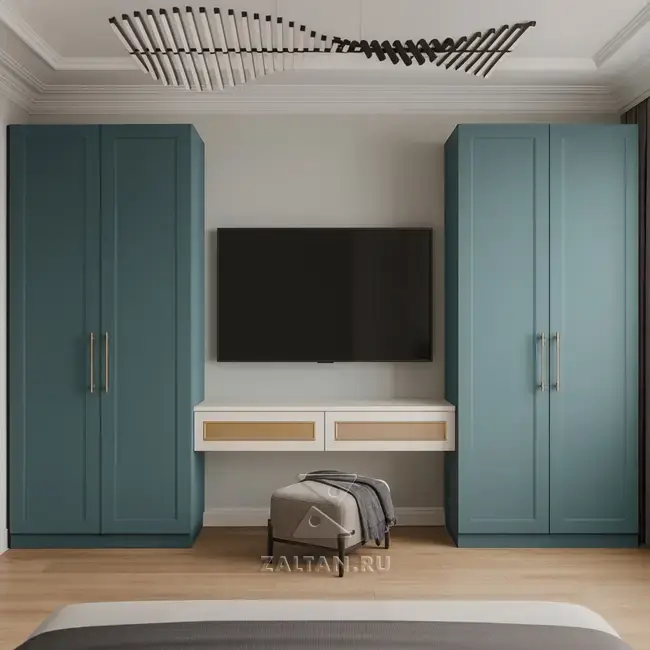 Парные шкафы с тумбой