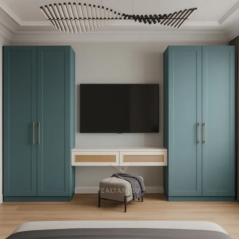 Парные шкафы с тумбой