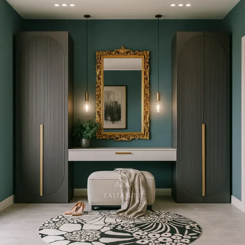 Прихожая реечные шкафы