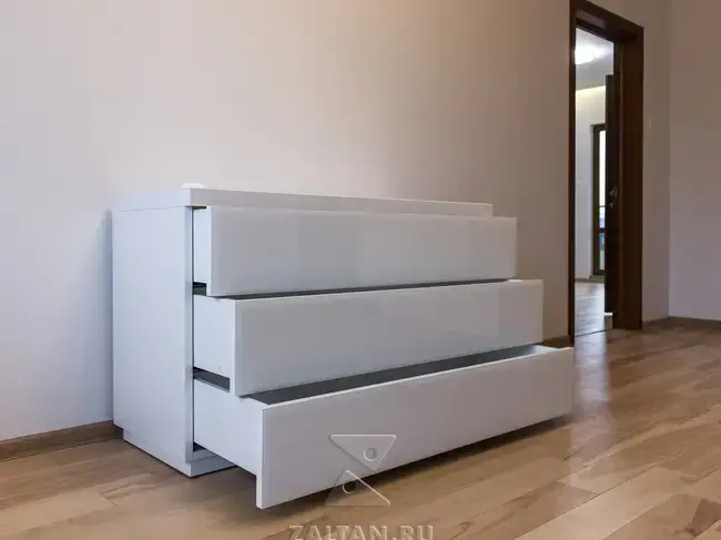 Ящики с направляющими скрытого монтажа