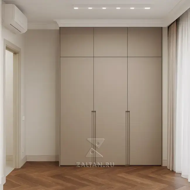 Шкаф Встроенный Кремовый МДФ