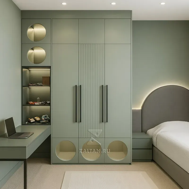 Встроенный шкаф спальный кабинет
