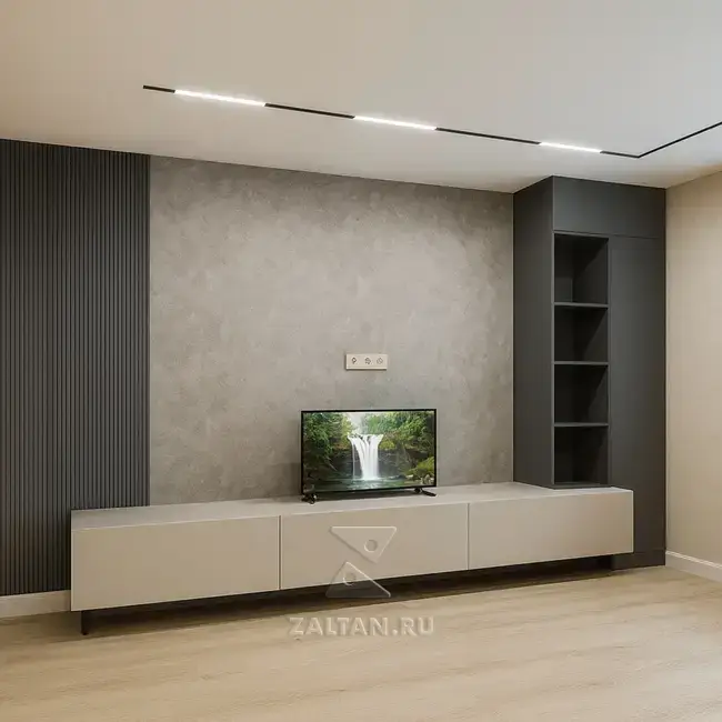 Тумба под ТВ с пеналом