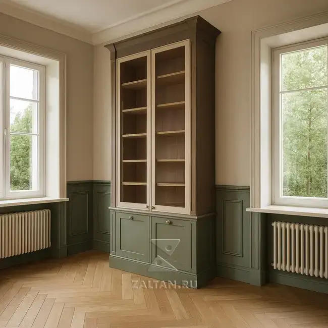 Витрина шкаф классика