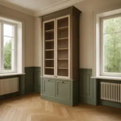 Витрина шкаф классика