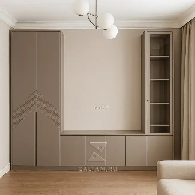 Стенка в гостиную под ТВ