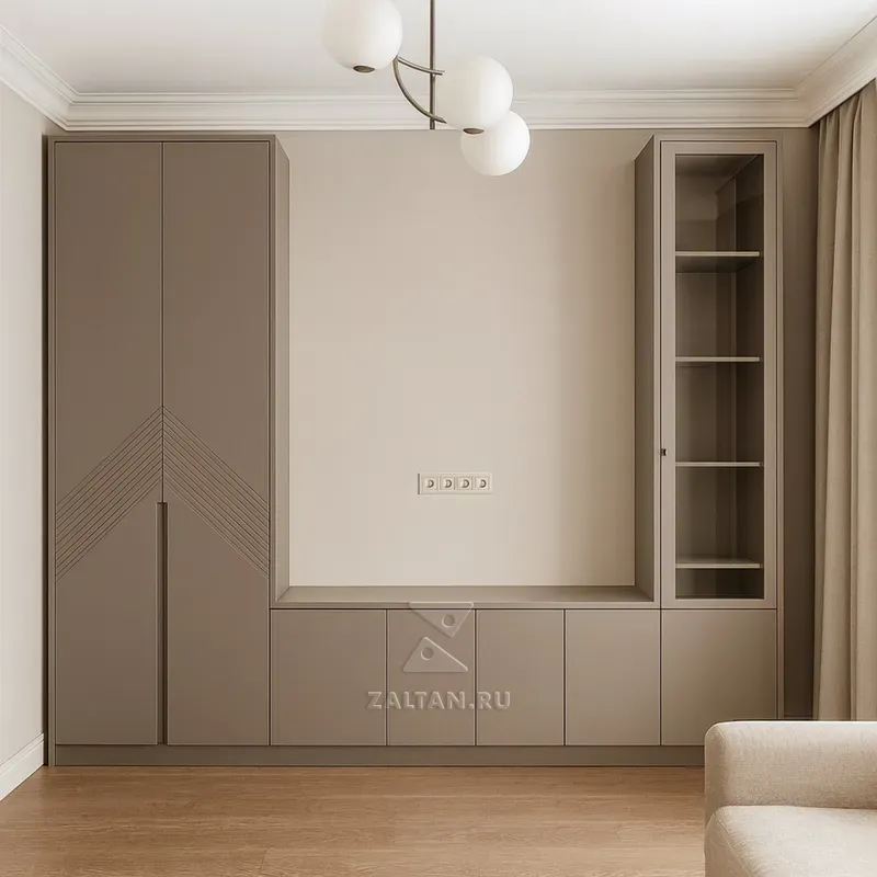 Стенка в гостиную под ТВ