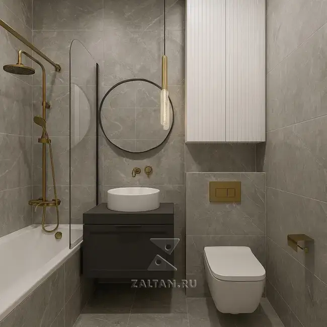 Подвесная тумба и шкафчик для ванной