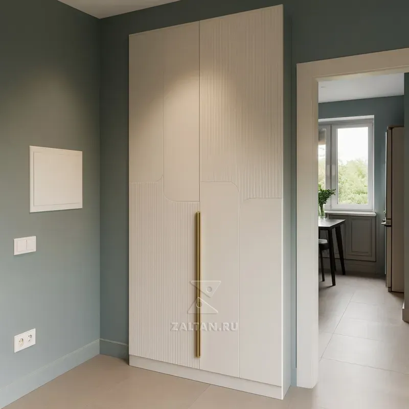 Шкаф рейковый кремовый