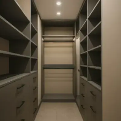 Гардеробная в современном стиле