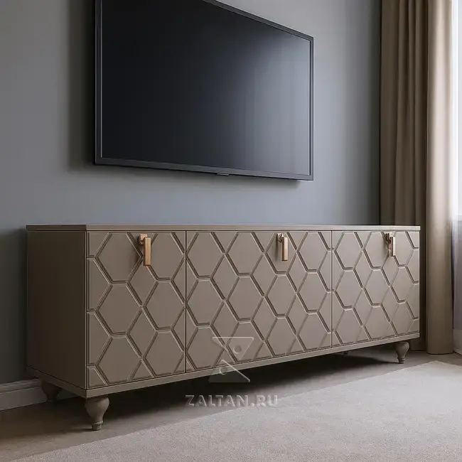 Тумба ТВ с геометрией