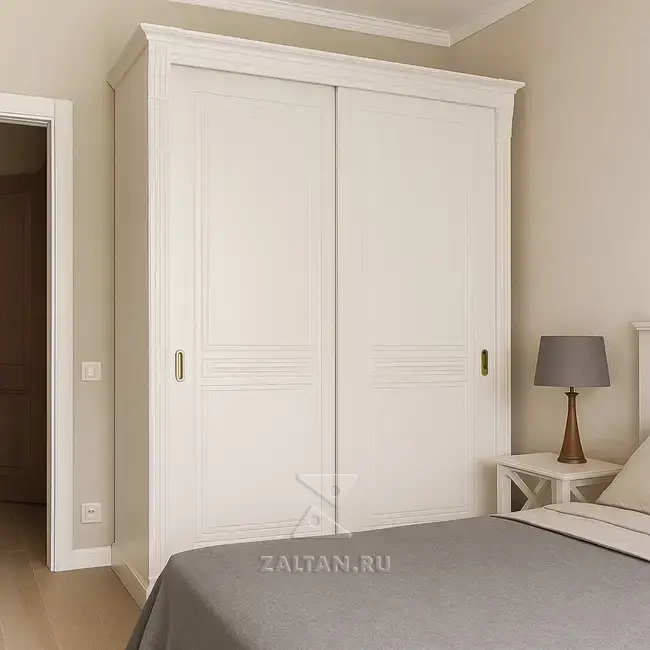 шкаф купе классика белый спальня
