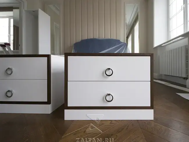 Прикроватные тумбы из МДФ и шпона