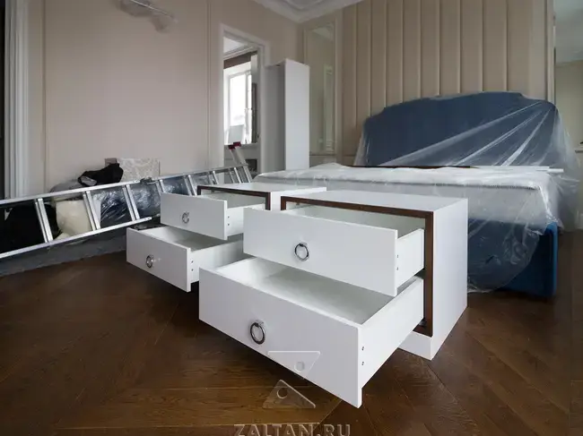 Ящики с направляющими скрытого монтажа