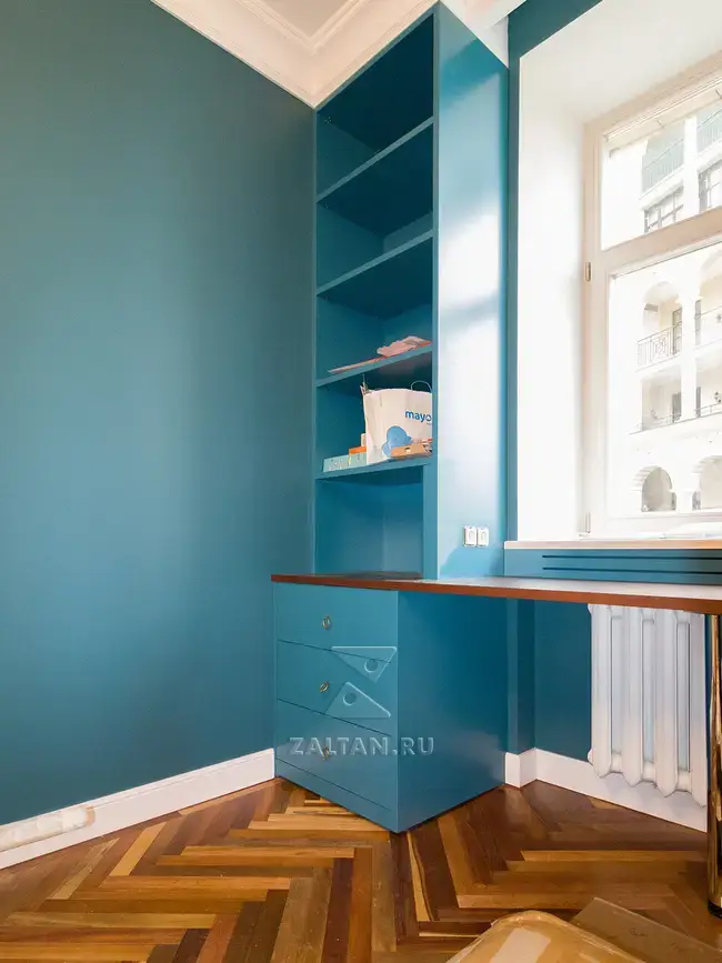 Красивый синий цвет для детской