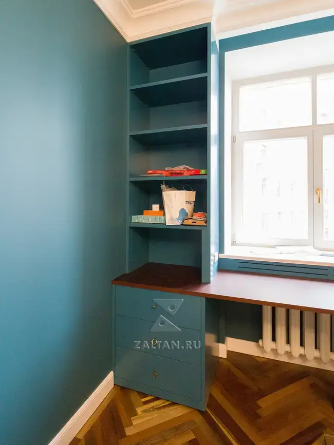 Мебель цвета морской волны