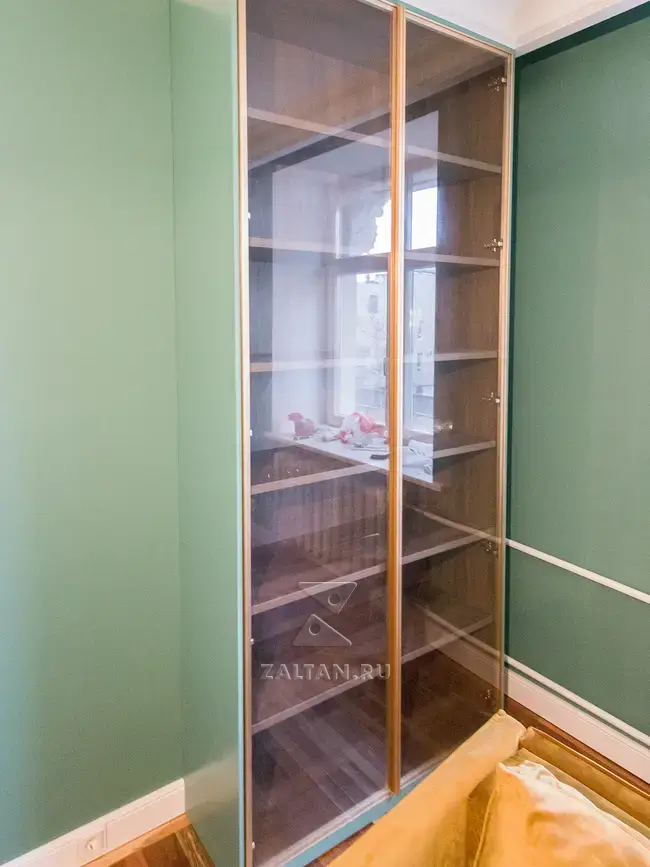 Шкаф для книг в гостиной