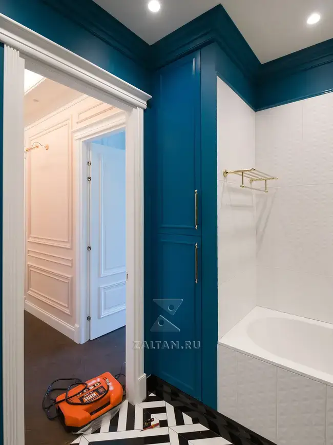 Встроенный шкаф в ванную