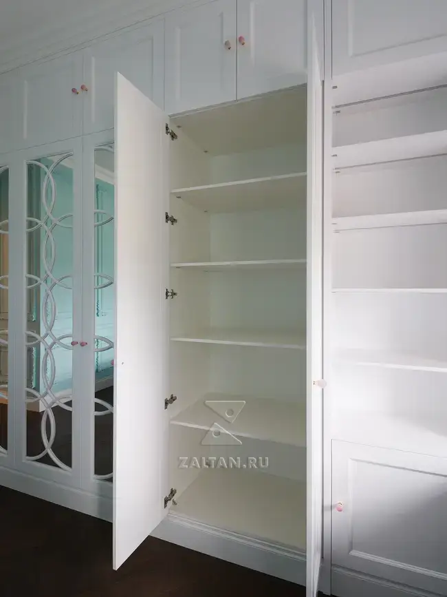 Наполнение шкафа полки