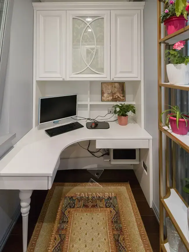 Рабочее место на балконе