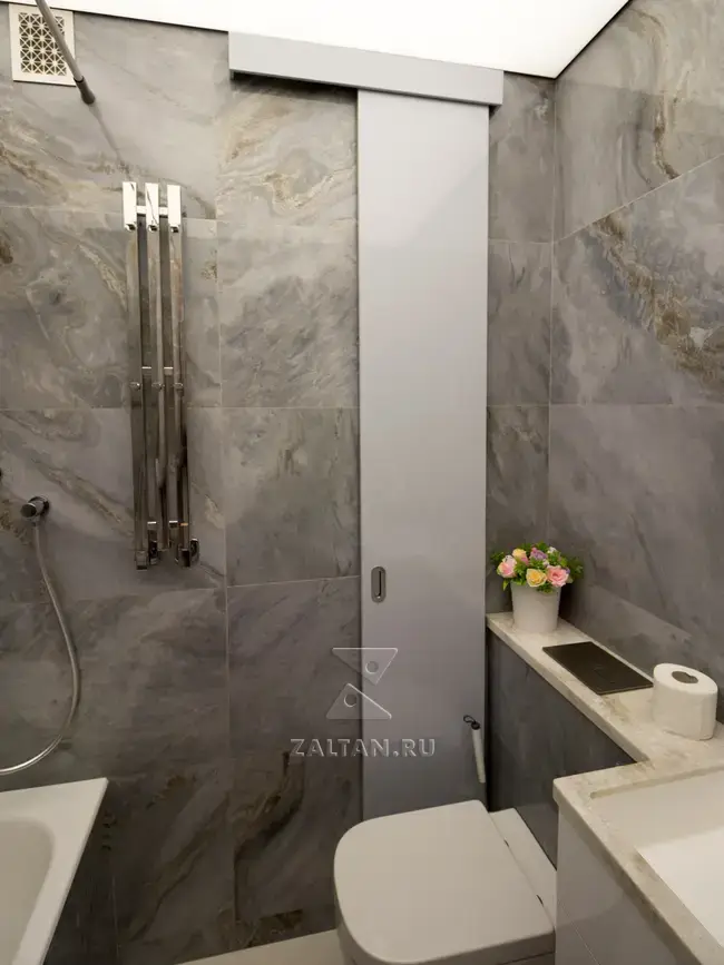 Встроенный шкаф-купе санузел