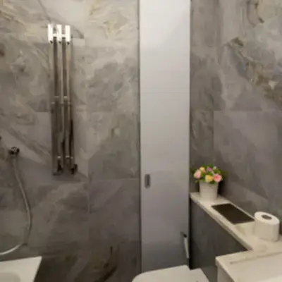 Встроенный шкаф-купе в ванную