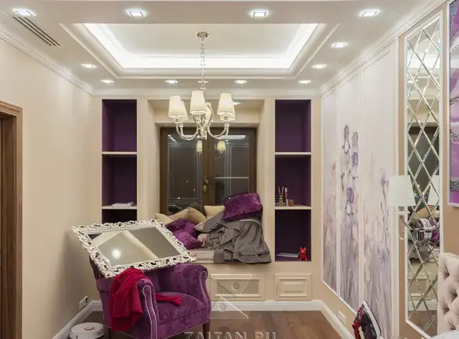 Фасады в спальне для ниш