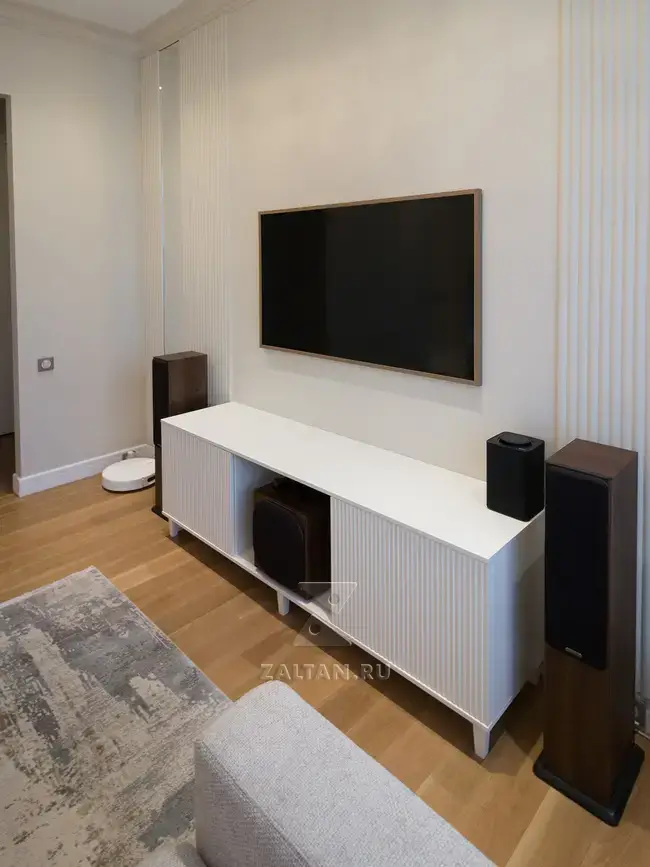 ТВ зона в гостиной