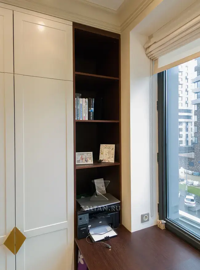 Стеллаж из шпона дуба