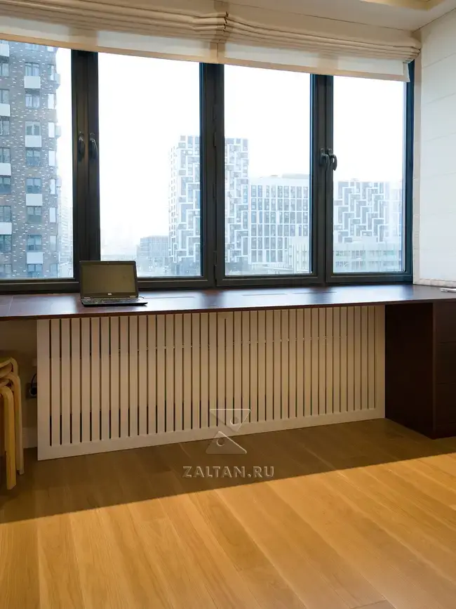 Большая столешница из шпона дуба