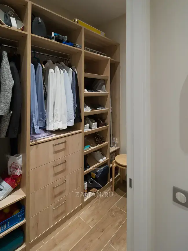 Гардеробная комната из ЛДСП
