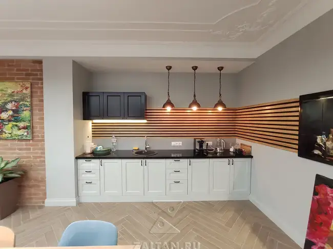 Кухня из МДФ в эмали