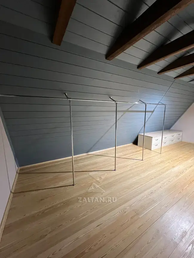 Штанги в гардеробной