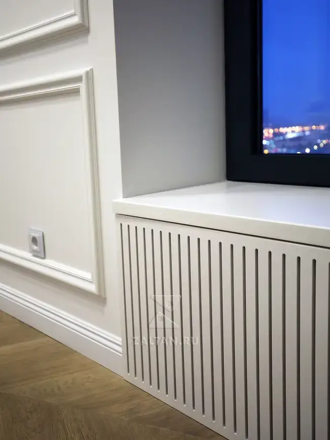 Фрезерованный МДФ экран