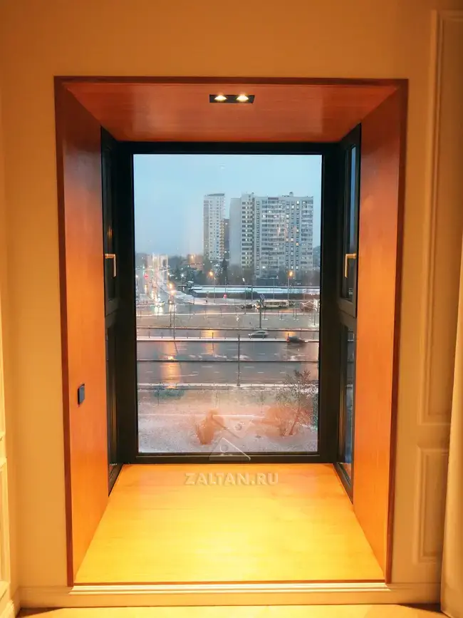 Оконные откосы из шпона