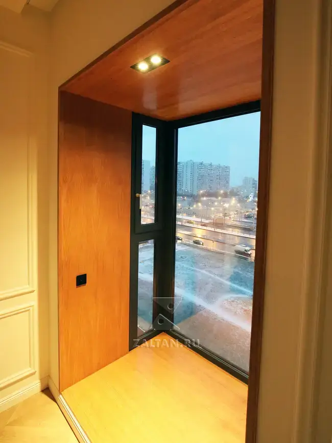 Откосы из шпона дуба