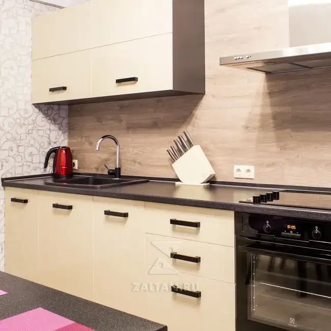 Кухня с фасадми из МДФ в эмали