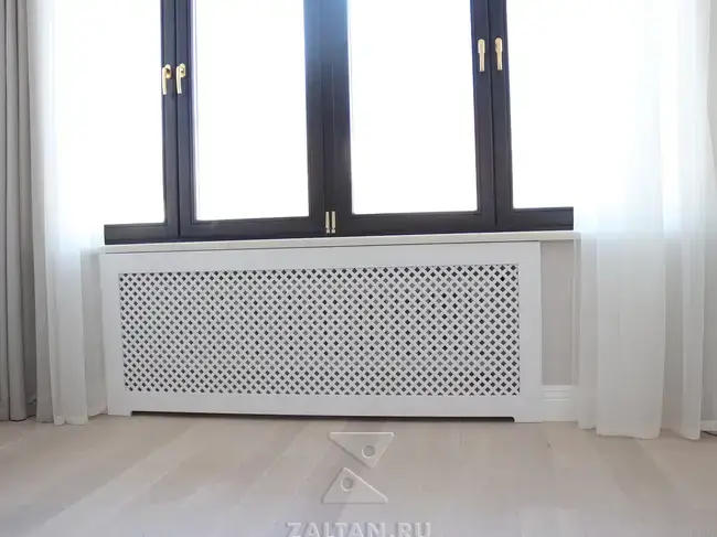 Декоративный экран на радиатор